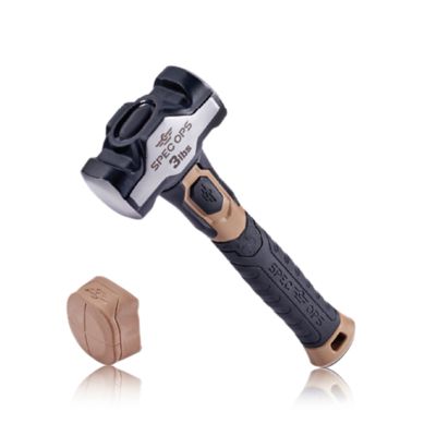 Spec Ops Sledgehammer, 3 lb. Drilling Hammer + Soft Face