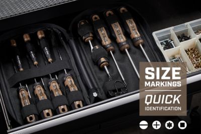 Image showing  Screwdrivers, 12 pc. + Case