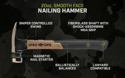 Image showing  Hammer, 20 oz., Fiberglass, Rip, 13 in., Smooth Face
