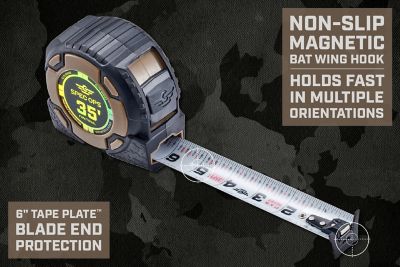 Image showing  Tape Measure, Elite Series, 35 ft., Magnetic, Fractional