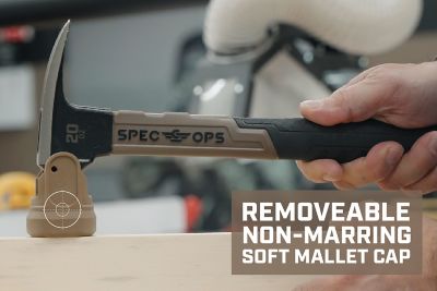 Image showing  Hammer, 20 oz., Fiberglass, Rip, 16 in., Smooth Face, Soft Face