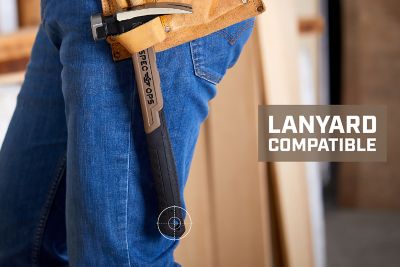 Image showing  Hammer, 20 oz., Fiberglass, Rip, 16 in., Smooth Face, Soft Face