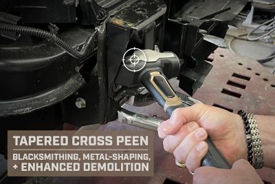 Image showing  Sledgehammer, 2.5 lb. Blacksmith Hammer + Soft Face