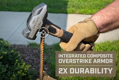 Image showing  Sledgehammer, 2.5 lb. Blacksmith Hammer + Soft Face