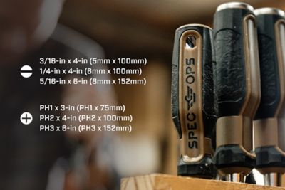 Image showing 6 th Spec Ops Screwdrivers, 6 pc.