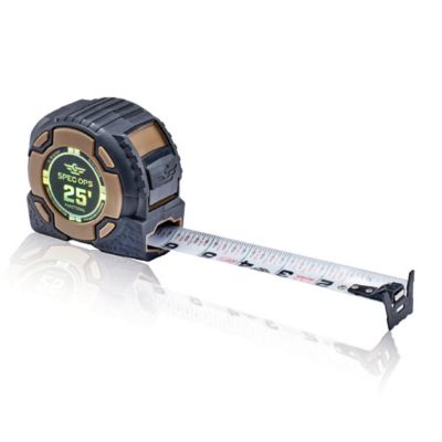 Spec Ops Tape Measure, Elite Series, 25 ft., Magnetic, Fractional