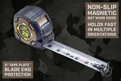 Image showing  Tape Measure, Elite Series, 25 ft., Magnetic, Fractional