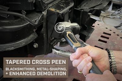 Image showing  Sledgehammer, 4 lb. Blacksmith Hammer + Soft Face