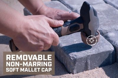 Image showing  Sledgehammer, 4 lb. Blacksmith Hammer + Soft Face