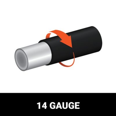 Image showing  100 ft. x 48 in. Welded Wire Fence, Black