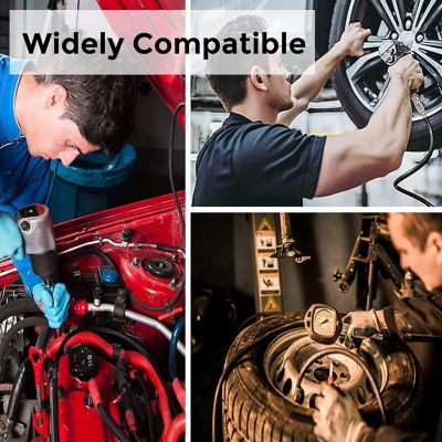 Image showing 5 th Giraffe Tools Retractable Air Hose Reel, Wall Mounted 3/8 in. - 50 ft., Auto Rewind, 300PSI, without Bracket