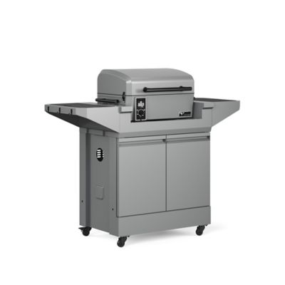 Image showing  Pellet Smoker with Cart in Gunmetal Gray