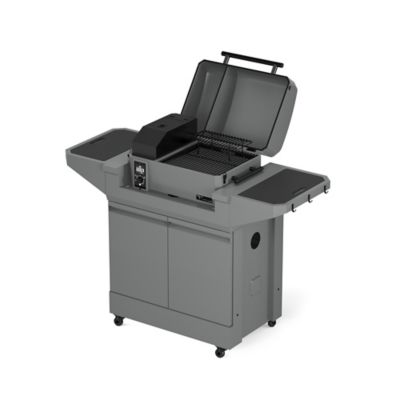 Image showing  Pellet Smoker with Cart in Gunmetal Gray