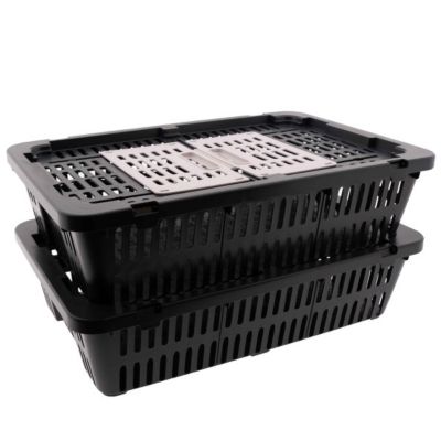 Image showing  Transport Box for Quail/Pigeons, Black