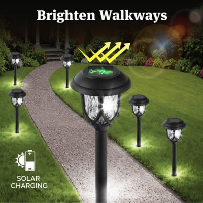 Image showing  by Design Solar Powered Integrated LED Night Activated Pathway Light (4-Pack)