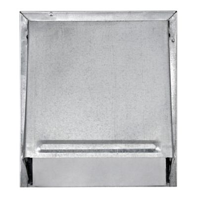 Image showing 5 th Lambro 6-in. 26-Gauge Galvanized Steel Exhaust Wall Hood Vent with Damper and 11-in. Pipe