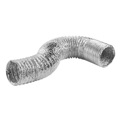Lambro 4 in. Clothes Dryer Foil Flex Transition Duct (50 ft.)