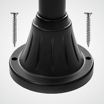 Image showing 9 th Home Zone Security 68-In. Solar-Powered Decorative Outdoor Post Lamp Light, ELI1581V