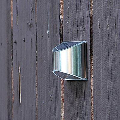 Image showing 8 th Home Zone Security 4-Pack Decorative Outdoor Solar Wall Lights Wall, Fence Post, or Step