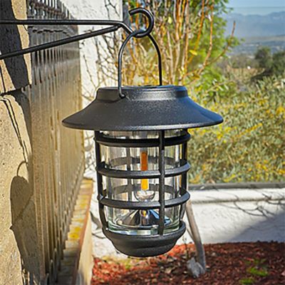 Image showing 9 th Home Zone Security Solar-Powered Wall-Hanging Lights with Brackets, ELJ6792V, 2 Count
