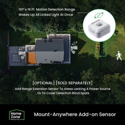 Image showing  SMD 240 deg. 3-Light Motion-Sensing Intergrated Linkable LED Flood Light, 5,000 Lumens