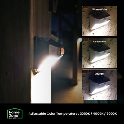 Image showing  Mesh-Linkable Solar SMD LED Security Wall Light, 800 Lumens, 4 Pack