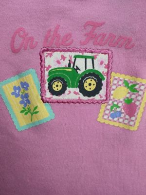 Image showing  Infant Girl Creeper Patchwork