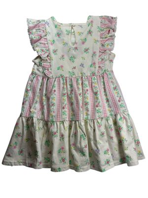 Image showing 1 th John Deere Toddler Girl Dress Twin Print