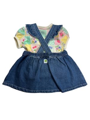 Image showing  Infant Girl Jumper Denim Patchwork