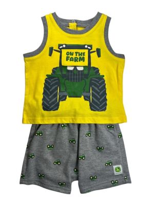 Image showing  Infant Boy 2 pc. Shortset On The Farm