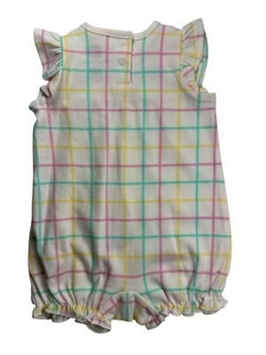 Image showing  Infant Girl Romper Window Pane