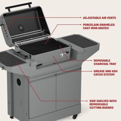 Image showing  Emberwood Charcoal Grill with Cart