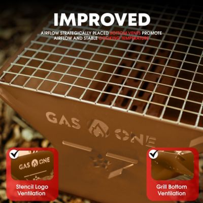 Image showing  15 in Foldable Charcoal Grill