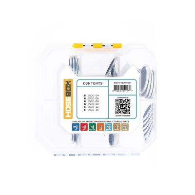 Image showing  Hydraulic Seal Kit Bspp Bonded Seals, 34 pc.