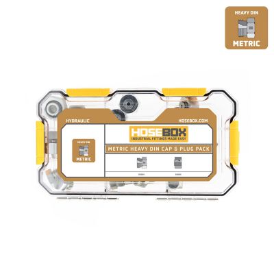 Hose Box Inc. Metric Heavy Din Caps and Plugs Fitting Pack