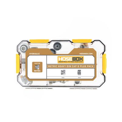 Image showing  Metric Heavy Din Caps and Plugs Fitting Pack