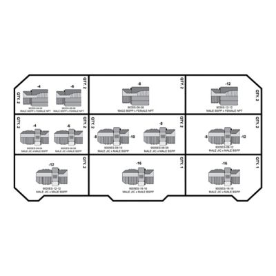 Image showing  BSPP - JIC - NPT Fitting Pack