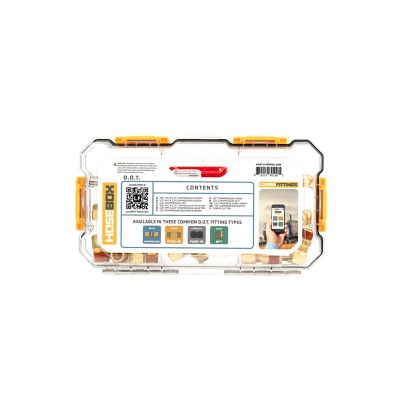 Image showing  D.O.T. 1/2 in. Brass Compression Air Brake Fittings Kit