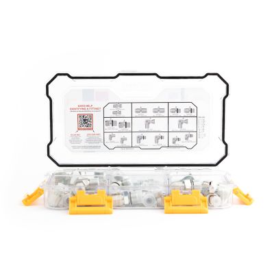 Image showing  Variety Fittings Pack (Most Common JIC, Face Seal And NPT Fittings)