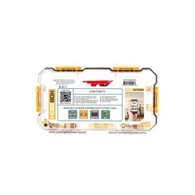 Image showing  D.O.T. 3/8 in. Brass Compression Air Brake Fittings Kit