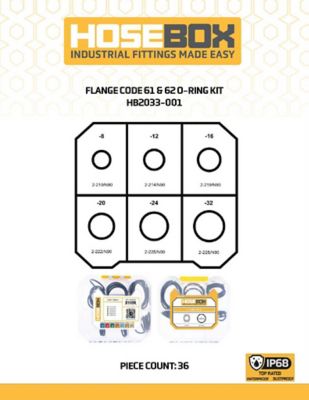 Image showing  Flange Seal O-Rings, 36 pc.