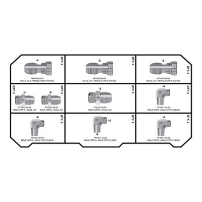 Image showing  Face Seal - JIC - NPT Fitting Pack