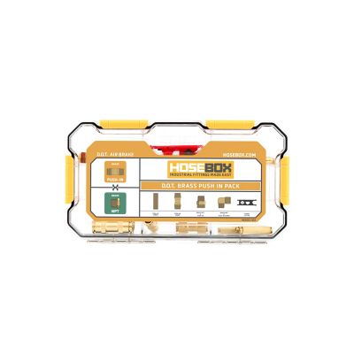Hose Box Inc. D.O.T. Brass Push-In Fittings Pack