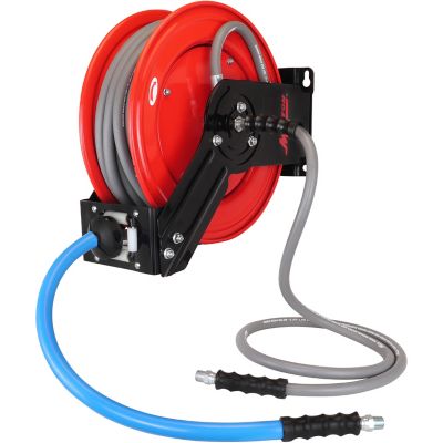 Image showing  3/8 in. x 50 ft. All-In-One Pressure Washer Hose Reel (Aramid-braided hose)