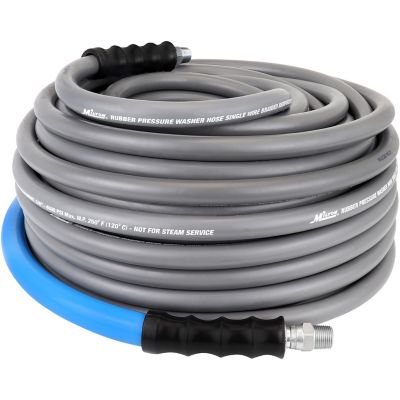 Image showing  3/8 in. x 100 ft. Single-Wire-Braided Pressure Washer Hose Assembly