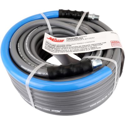 Image showing  3/8 in. x 100 ft. Single-Wire-Braided Pressure Washer Hose Assembly