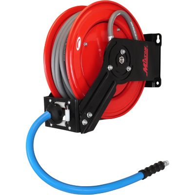 Image showing  3/8 in. x 50 ft. All-In-One Pressure Washer Hose Reel (Single Wire-braided hose)