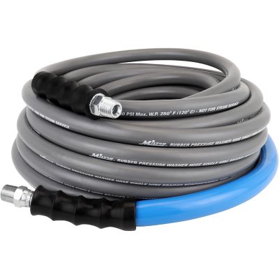 Image showing  3/8 in. x 50 ft. Single-Wire-Braided Pressure Washer Hose Assembly