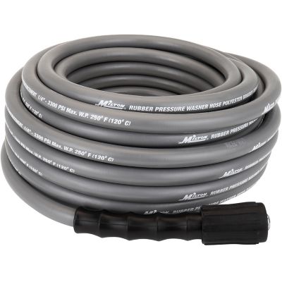Image showing  1/4 in. x 50 ft. Poly-Braided Pressure Washer Hose Assembly