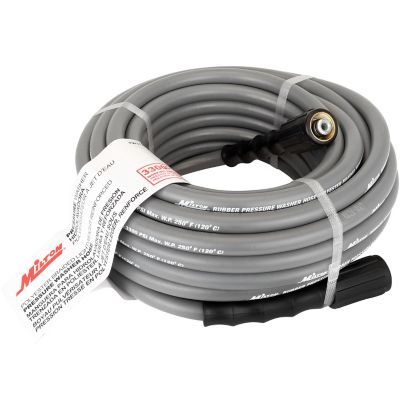 Image showing  1/4 in. x 50 ft. Poly-Braided Pressure Washer Hose Assembly